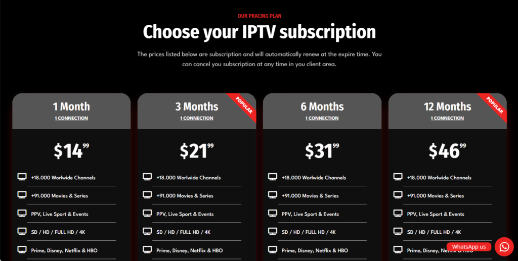 best iptv subscription
